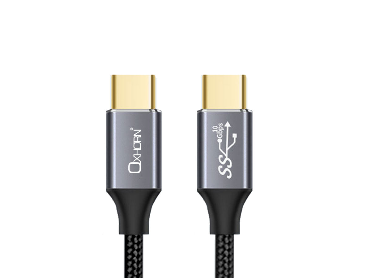 Oxhorn USB 3.1 Type C to Type C Gen2- Black (LS) Oxhorn USB 3.1 Type C to Type C Gen2- Black (LS)